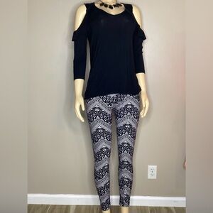 Black and White Pants Outfit